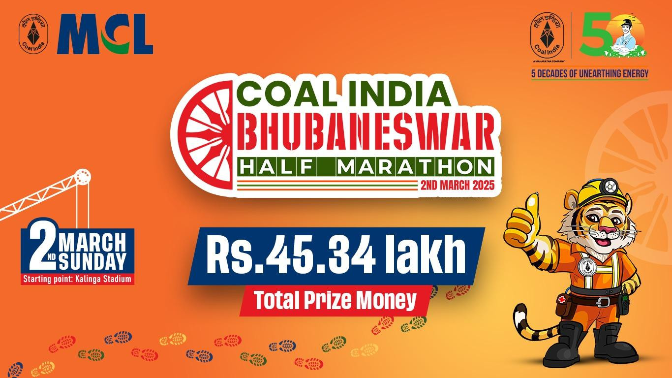 Coal India Bhubaneswar Half Marathon 2025