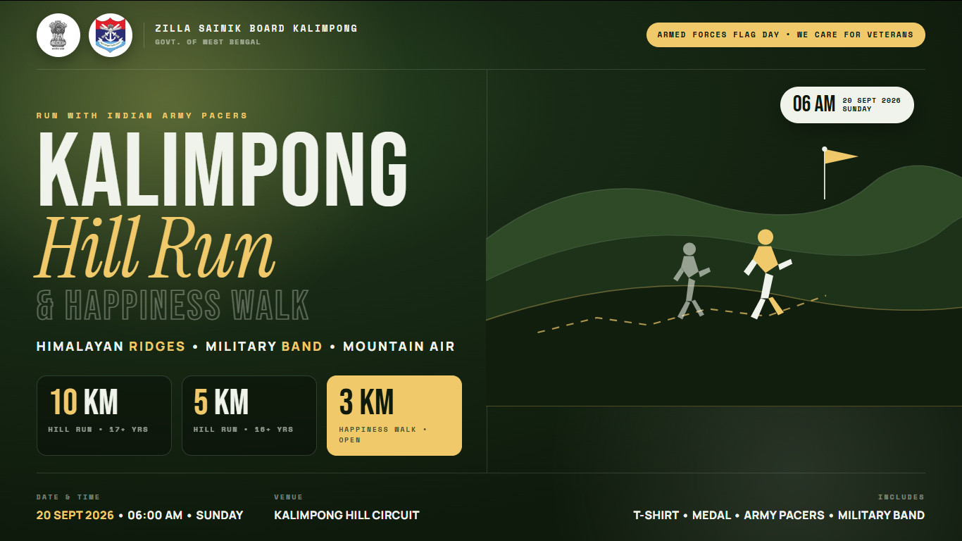 Kalimpong Hill Run and Happiness Walk 2026